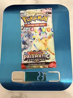 Prismatic Evolutions Heavy Pack 23g Brand New - Potential God PackU Pokemon TCG - Image 1