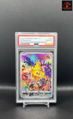 PSA 10 Pikachu 323/S-P Precious Collectors Promo Japanese Pokemon Full Art 2022 - Image 1