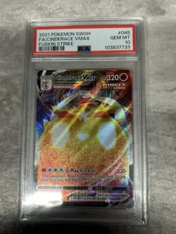 Pokemon Cinderace VMax 045/264 Fusion Strike PSA 10 - Image 1