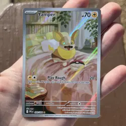 Pokemon TCG Yamper Illustration Rare Holo 099/094 Phantasmal Flames English NM - Image 1