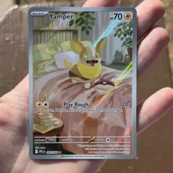 Pokemon TCG Yamper Illustration Rare Holo 099/094 Phantasmal Flames English NM - Image 2