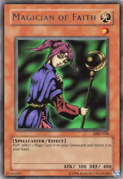 Magician of Faith Rare Unlimited 2004 Metal Raiders MRD-036 NM - Image 1