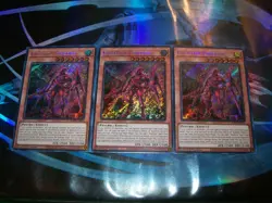 3x Kashtira Unicorn 1st Edition Secret Rare RA05-EN025 Yu-Gi-Oh! - Image 1