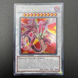 YuGiOh Majestic Red Dragon CT07-EN001 Secret Rare Limited Edition NM - Image 1