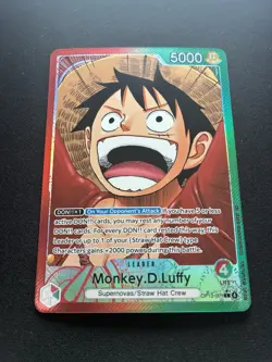 One Piece:Monkey.D.Luffy (001) (Alternate Art) OP13-001 Carrying On His Will - Image 2