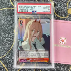PSA 10 Weiss Schwarz Chainsaw Man Power CSM/S96-T18R RRR Gem Mint Graded TCG FA - Image 1