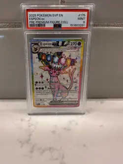 Espeon ex SVP175 Sv: Scarlet & Violet Promo Cards Holo PSA 9 - Image 1