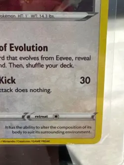 Black Star Promo Eevee SWSH042 Promo SWSH: Sword & Shield Promo Cards - Image 4