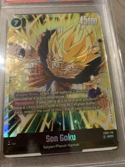 Son Goku Graded PSA 10 - Dragon Ball Super Card 2025 FB05-119 Secret Rare - Image 2