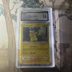 CGC 10 Pikachu SWSH234 Black Star Promo 2022 Pokemon GO Tin Graded Card - Image 1