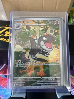 Tyrunt 070 Promo Card SEALED Perfect Order Etb Promo Full Art NM. Mark On Corner - Image 1