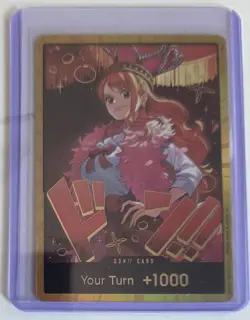 One Piece CCG DON!! Card Nami Gold Heroines Edition EB-03 English - Image 1