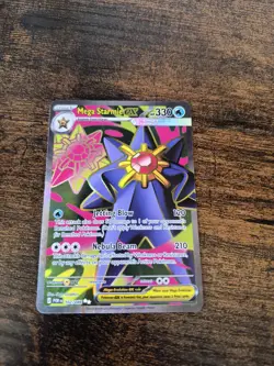 Mega Starmie Ex Pokemon Card 102/088 Perfect Order Set TCG English - Image 1