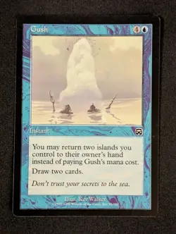 Gush [Mercadian Masques]- MTG Magic the Gathering - LP+/NM - Image 1