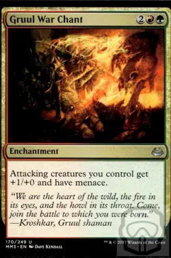 Gruul War Chant 170 UC Modern Masters 2017 Magic: The Gathering NM/M - Image 2