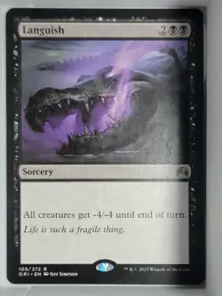 Languish 105 Rare Magic Origins Magic: The Gathering Near Mint - Image 1