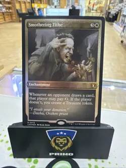 Smothering Tithe Foil Etched MTG Commander Masters Near Mint Condition - Image 1