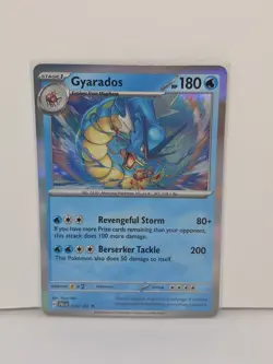 Pokemon TCG Paldea Evolved Gyarados Holofoil 043/193 Rare - Image 1