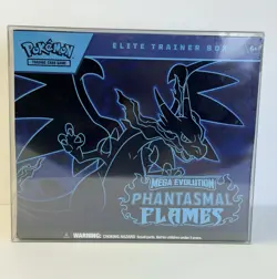 Pokemon TCG Mega Evolution Phantasmal Flames ETB SEALED NEW WITH CASE - Image 1