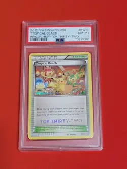Tropical Beach - 2012 World Championships - Pokemon - BW50 Top Thirty-Two PSA 8 - Image 1