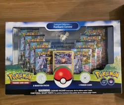 x4 Pokemon Go Radiant Eevee Premium Collection Box Sealed *Read Description* - Image 1