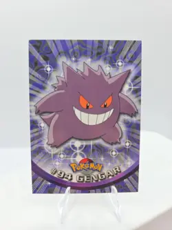 Topps Pokemon Gengar #94 2000 TV Animation Edition Non-Holo Blue Logo - Image 1
