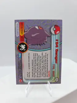 Topps Pokemon Gengar #94 2000 TV Animation Edition Non-Holo Blue Logo - Image 2