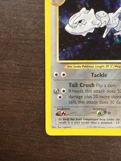 2000 Pokemon Neo Genesis Steelix Holo 15/111 Free Shipping - Image 3