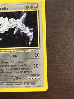 2000 Pokemon Neo Genesis Steelix Holo 15/111 Free Shipping - Image 4