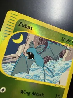 Pokemon Zubat 118/144 Skyridge Reverse Holo Common Basic 50 HP - Image 5