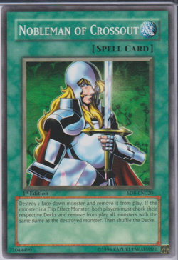 Yugioh - Nobleman of Crossout SD8-EN020 1st Edition NM - Image 1