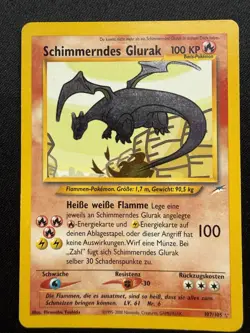 Pokemon Schimmerndes Glurak – 107/105 – Neo Destiny (Secret Rare) Deutsch - Image 1