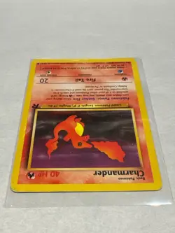 CHARMANDER Pokemon TCG 2000 Team Rocket Vintage Set Non HOLO # 50/82 - Free Ship - Image 3