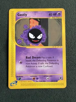 Pokemon TCG *Gastly 109/165* from Expedition E-Reader Set - Image 1