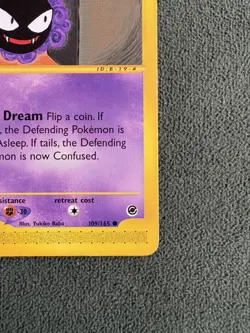 Pokemon TCG *Gastly 109/165* from Expedition E-Reader Set - Image 5