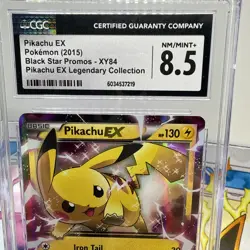 Pokemon 2015 Pikachu EX XY84 Full Art BSP Black Star Promos CGC 8.5 - Image 2