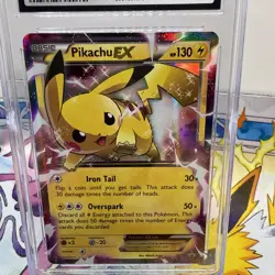 Pokemon 2015 Pikachu EX XY84 Full Art BSP Black Star Promos CGC 8.5 - Image 3