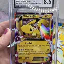 Pokemon 2015 Pikachu EX XY84 Full Art BSP Black Star Promos CGC 8.5 - Image 4