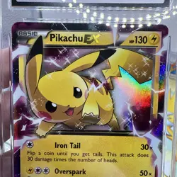 Pokemon 2015 Pikachu EX XY84 Full Art BSP Black Star Promos CGC 8.5 - Image 5