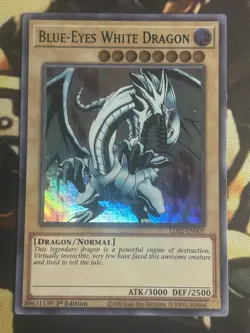 Yugioh: Blue-Eyes White Dragon - LDS2-EN001 - Ultra Rare (Green) 1st Edition LP - Image 1