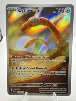 Orthworm Illustration Rare Holo - 224/193 - Paldea Evolved Pokemon 2023 - Image 1