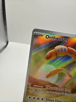 Orthworm Illustration Rare Holo - 224/193 - Paldea Evolved Pokemon 2023 - Image 2