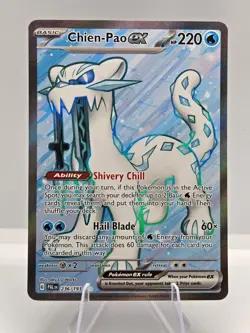Chien-Pao ex 236/193 Ultra Rare Paldea Evolved Pokemon NM - Image 1