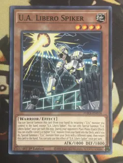 Yugioh: U.A. Libero Spiker - PHRA-EN018 - Common - 1st Edition - NM - Image 1
