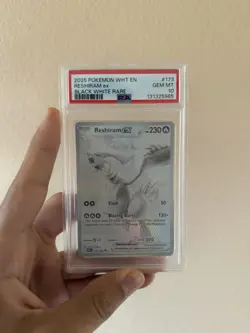 PSA 10 Reshiram ex – Black & White Rare #173 (2025 Pokemon WHT EN) - Image 1