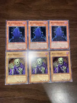3x King of the Skull Servants + Skull Servant Yugioh - Image 1