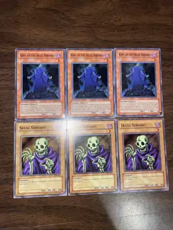 3x King of the Skull Servants + Skull Servant Yugioh - Image 2