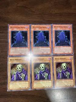 3x King of the Skull Servants + Skull Servant Yugioh - Image 3
