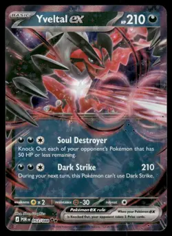 Pokemon Cards Yveltal ex 053/088 Perfect Order Double Rare NM *7 - Image 1