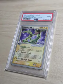 2007 Pokemon Card Rayquaza ex 97/101 PSA 9 MINT World Champion Promo NEW CERT - Image 5